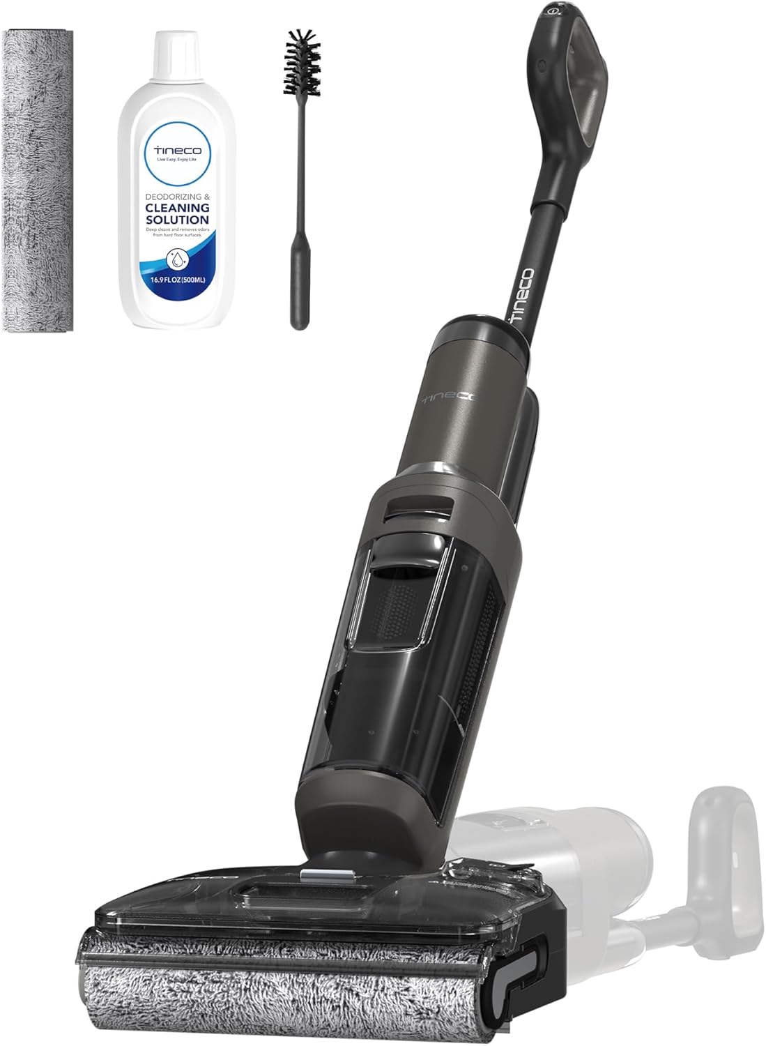 Tineco Floor ONE i5 Stretch Wet Dry Vacuum Cleaner, Vacuum & Mop in One Step, 20kpa Powerful Suction, 180° Lay-Flat Design, Anti-Tangle Design, Dual-Sided Edge Cleaning, Up to 30* Minutes Runtime