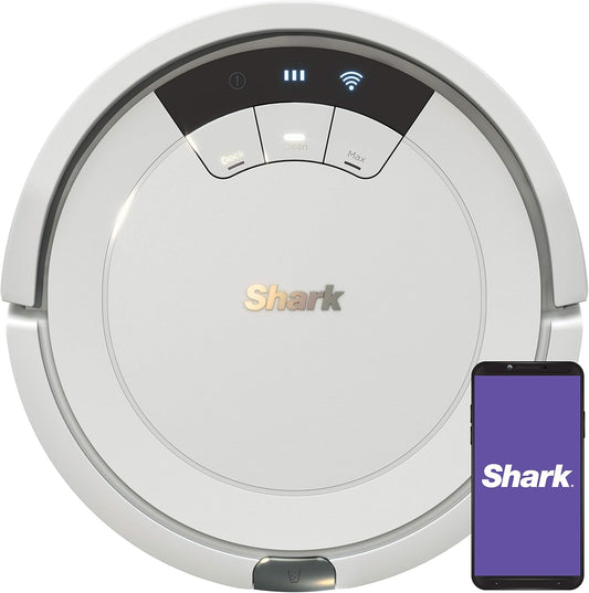 Shark AV2501AE AI Robot Vacuum with XL HEPA Self-Empty Base, Bagless, 60-Day Capacity, LIDAR Navigation, Perfect for Pet Hair, Compatible with Alexa, Wi-Fi Connected, Carpet & Hard Floor, Black